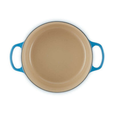 Signature Round Casserole Azure Blue