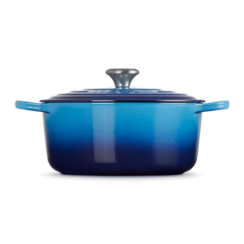 Signature Round Casserole Azure Blue