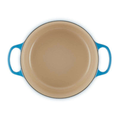 Signature Round Casserole Azure Blue