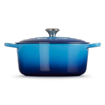 Signature Round Casserole Azure Blue