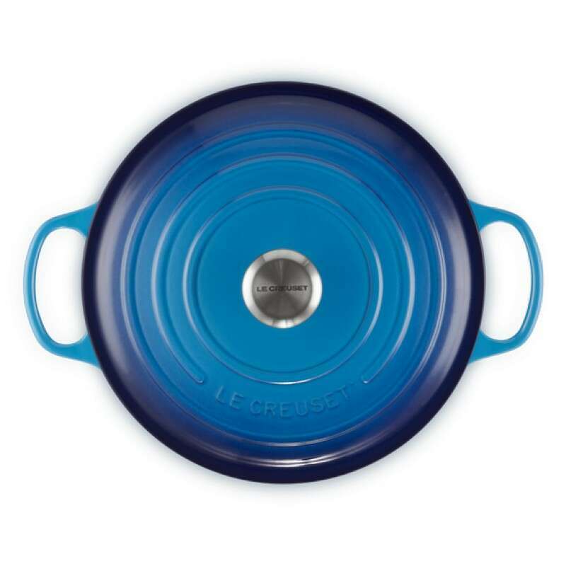 Signature Round Casserole Azure Blue