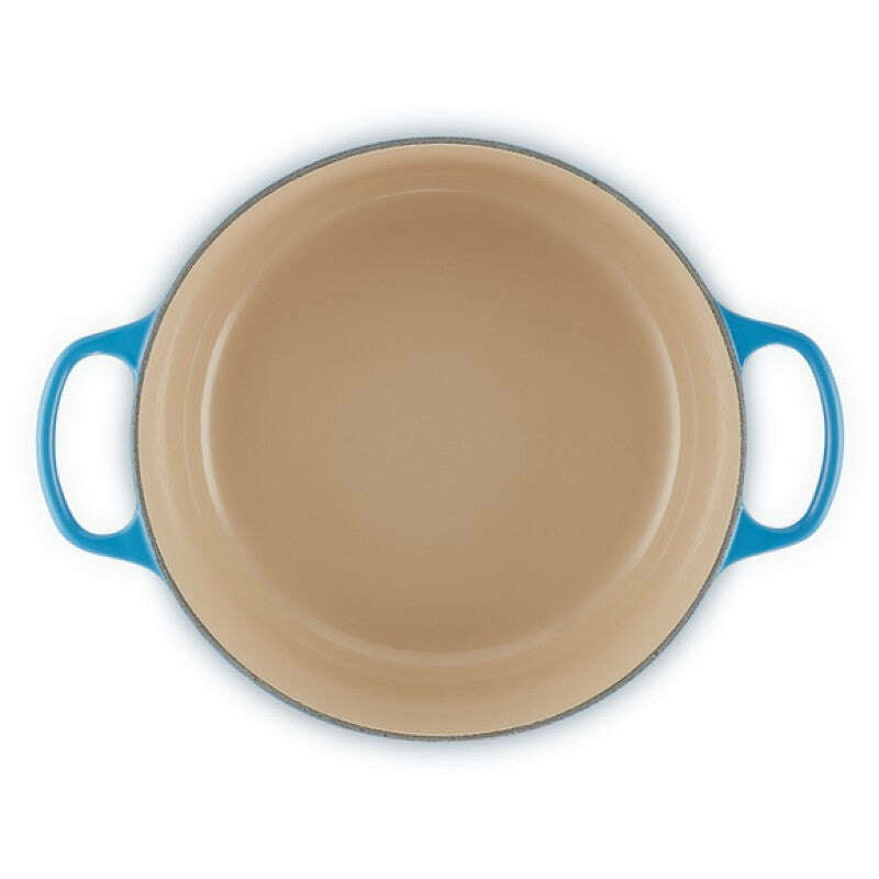 Signature Round Casserole Azure Blue