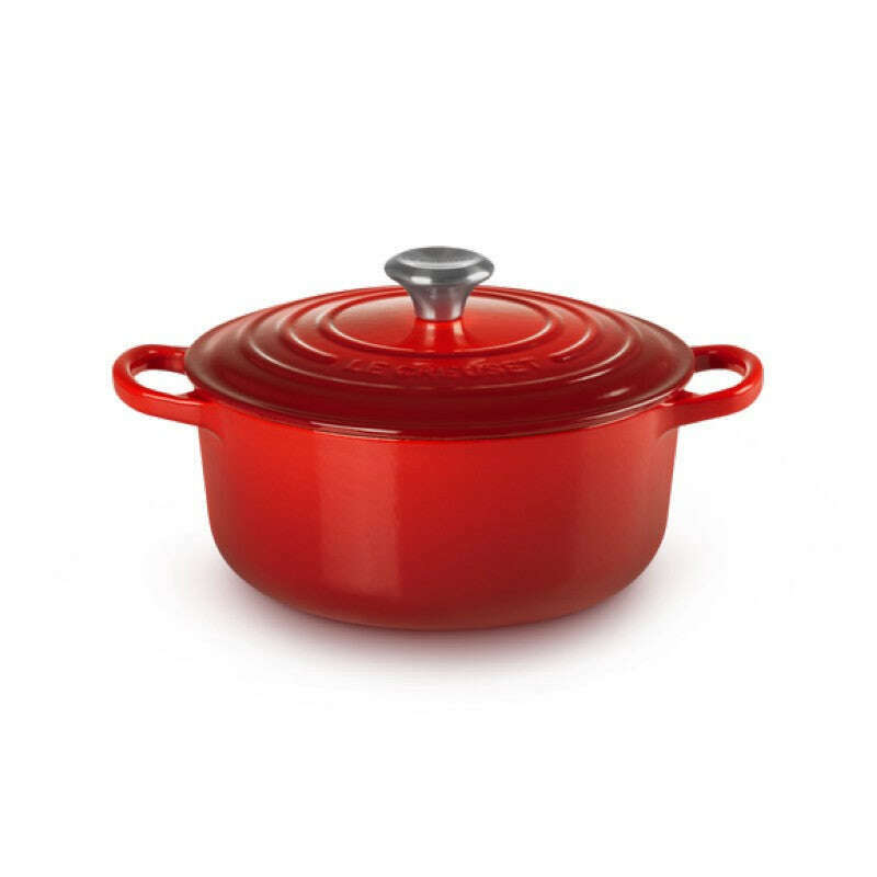 Signature Round Casserole Cerise