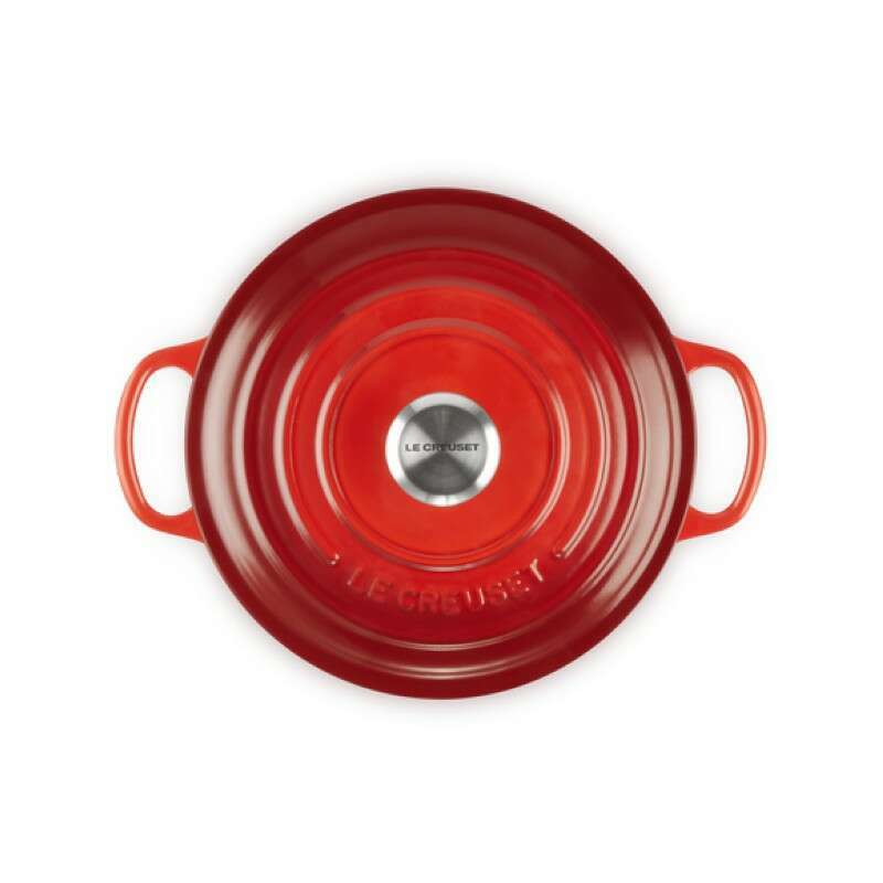 Signature Round Casserole Cerise