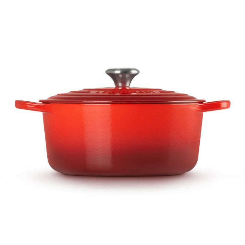 Signature Round Casserole Cerise