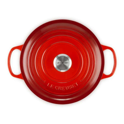 Signature Round Casserole Cerise