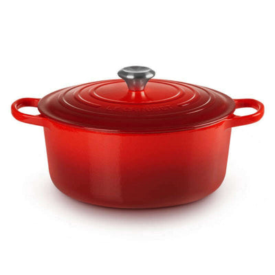 Signature Round Casserole Cerise