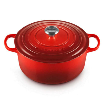 Signature Round Casserole Cerise