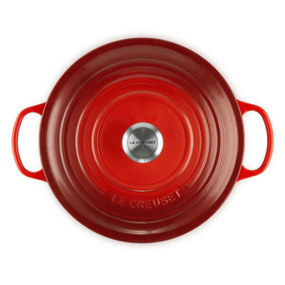 Signature Round Casserole Cerise