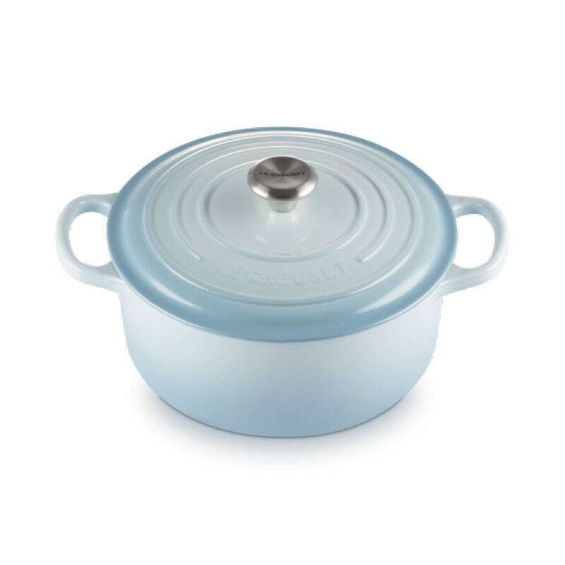 Signature Round Casserole Coastal Blue