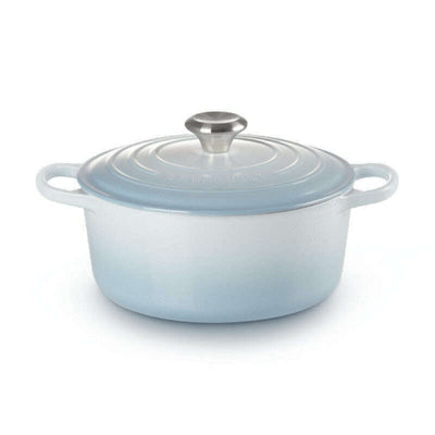 Signature Round Casserole Coastal Blue