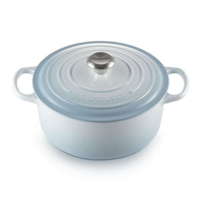 Signature Round Casserole Coastal Blue