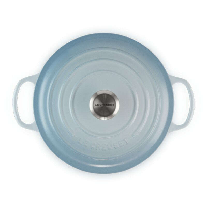 Signature Round Casserole Coastal Blue