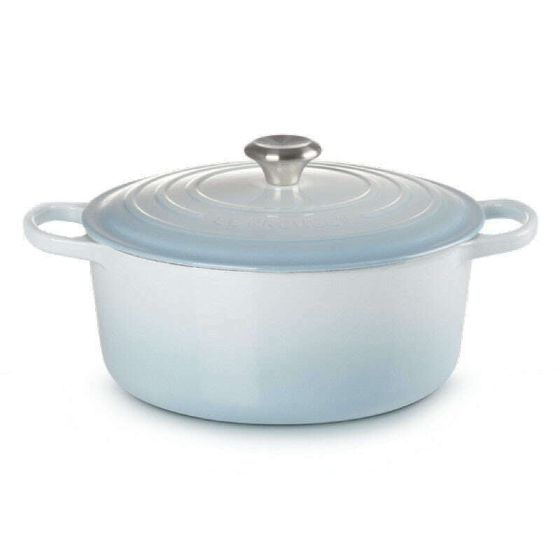 Signature Round Casserole Coastal Blue