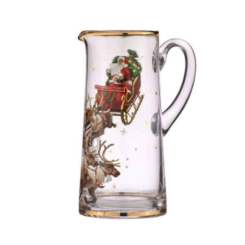 Spirit of Christmas Glass Jug