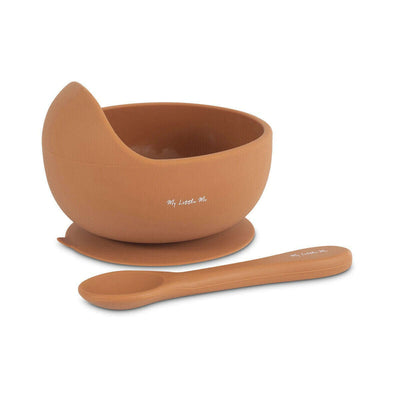 Suction Bowl & Spoon Clay