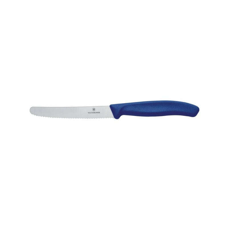 Tomato Knife  Wavy Edge Classic Blue 11cm