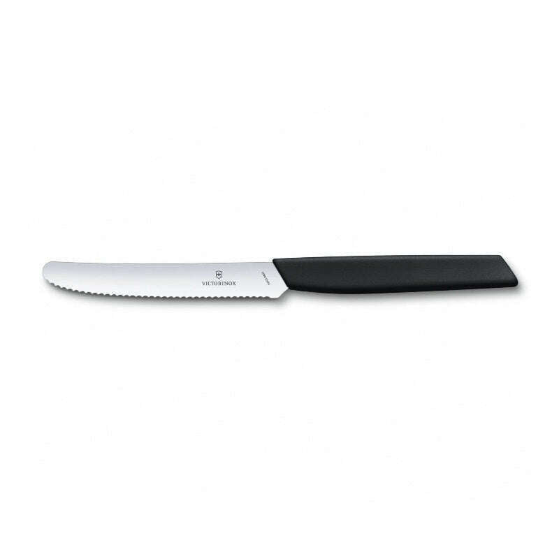 Tomato Serrated Knife Wavy Black