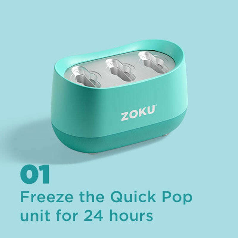 Triple Quick Ice Pop Maker Light Blue