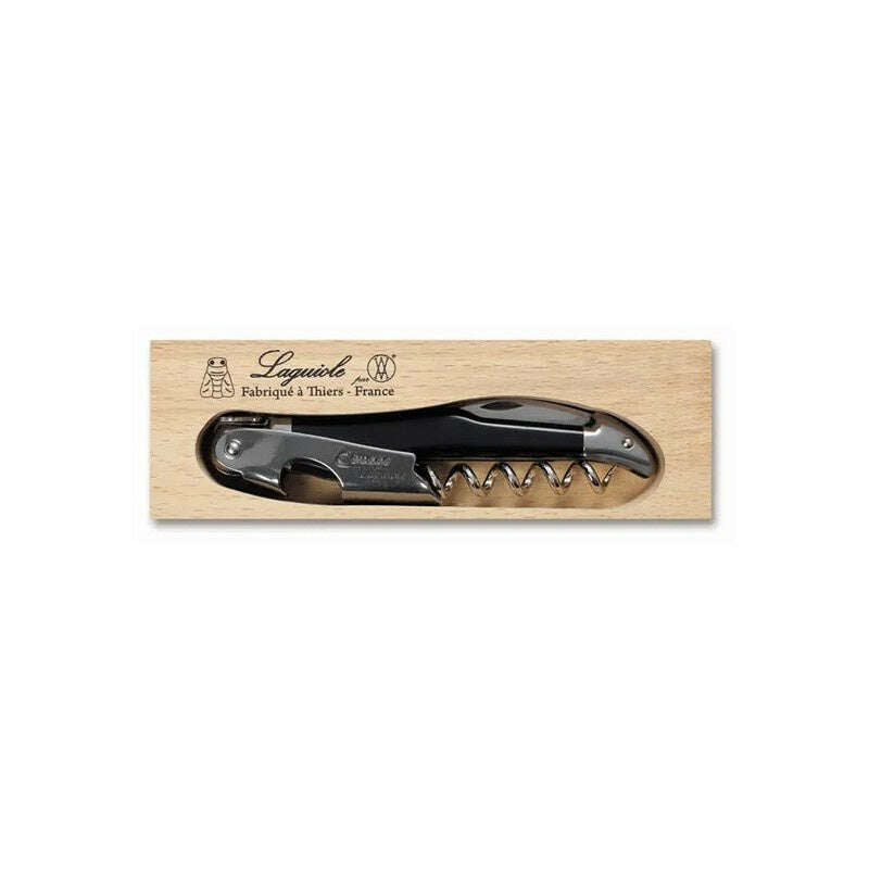 Waiters Knife Corkscrew Black