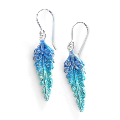 Earrings Kotare Feather