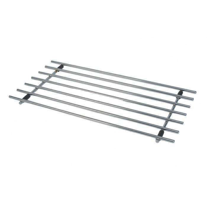 Rectangular Chrome Trivet 50x24cm